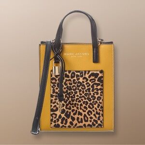 Marc Jacobs N/S Leopard Print Leather Tote